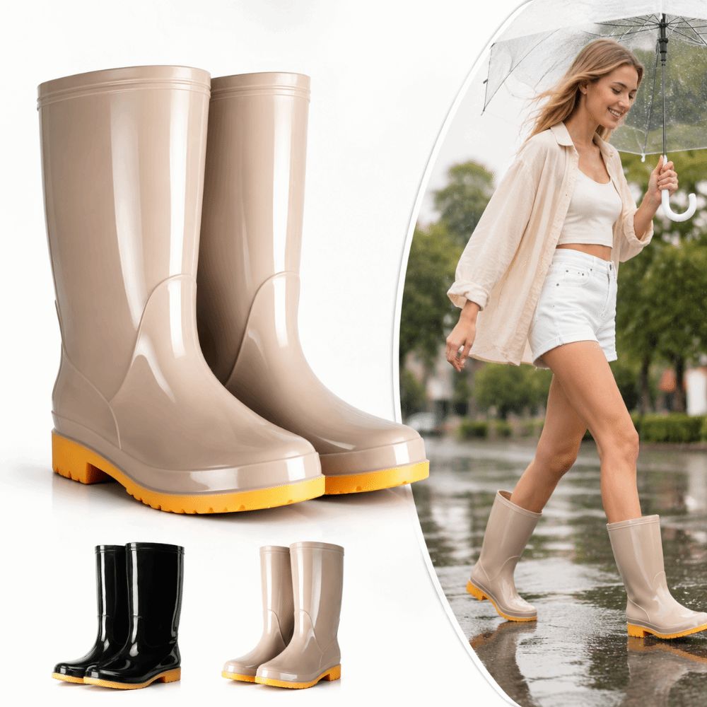 Women Kitchen Accessories - Antislip, lange regenlaarzen voor dames, waterdicht,