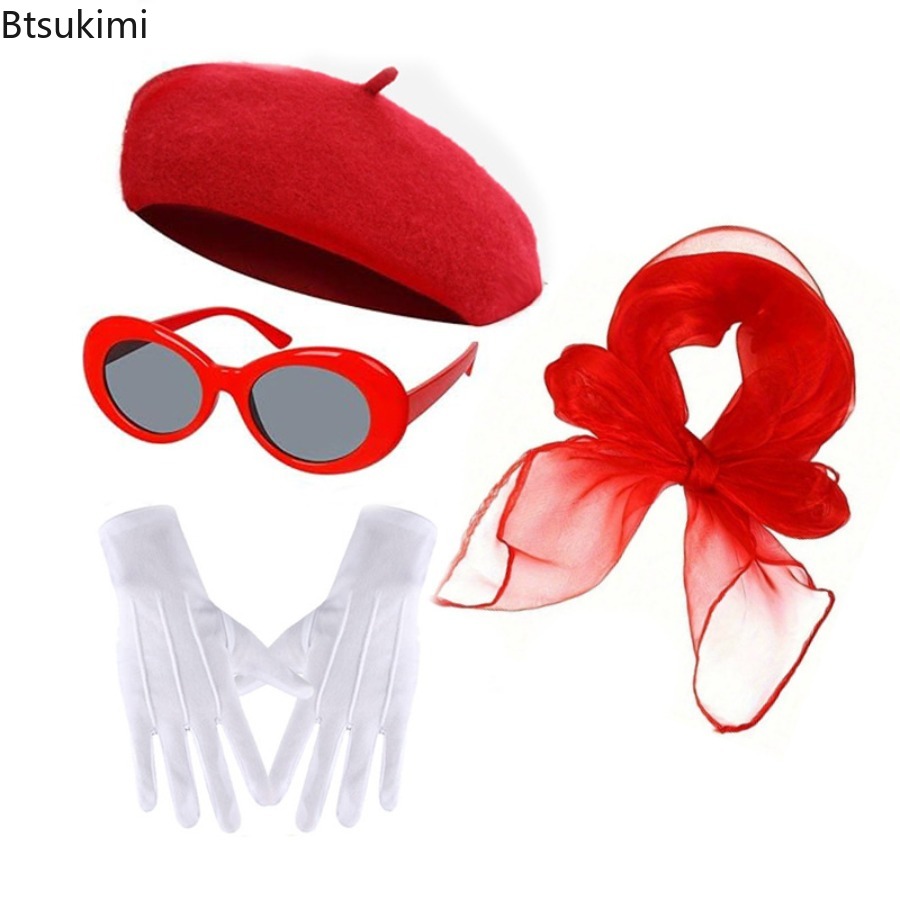 Women'S Accessories In The 1950S - 1950s Retro Disco Themafeest Kostuumaccessoires Hoed