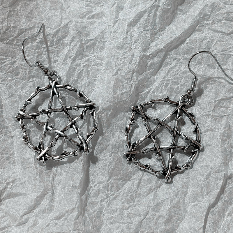 Women'S Emo Accessories - Vintage Goth Gothic vijfpuntige ster Dangle