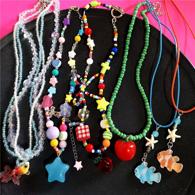 Leuke zomer Y2K hart fruit tom - Women'S Emo Accessories recensie en prijs