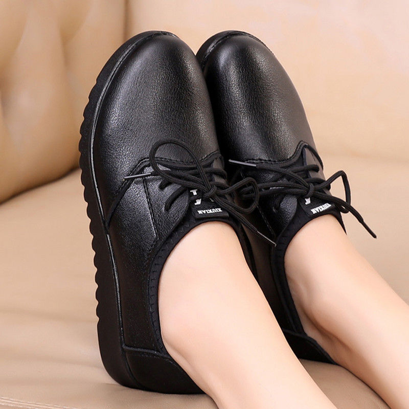 Effen zwarte Oxford schoenen v - Women Kitchen Accessories recensie en prijs
