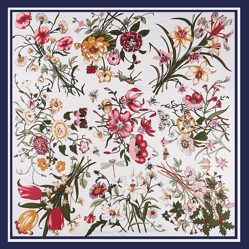 POBING Twill Zijden Sjaal Vrou - Silk Scarf Square recensie en prijs