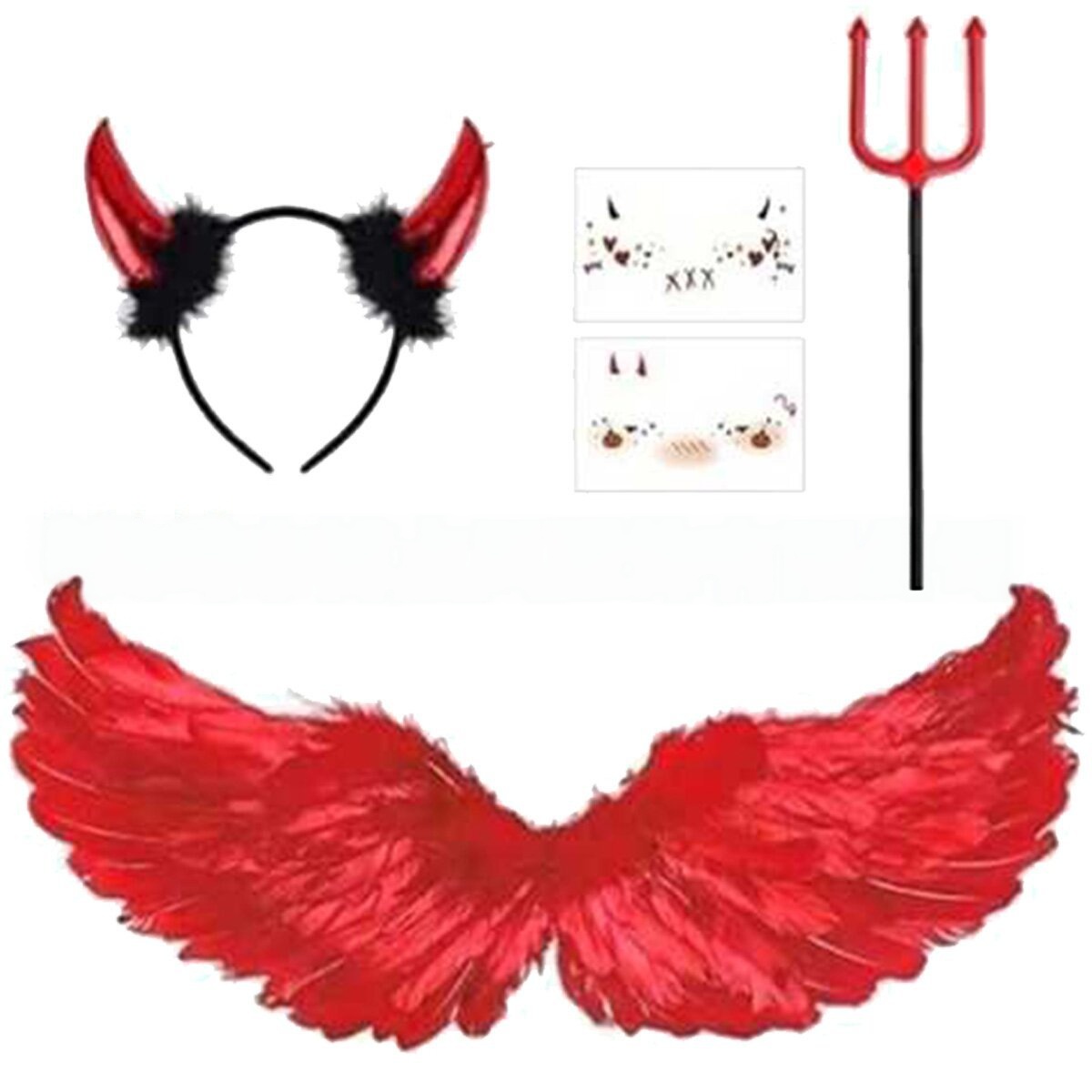 Halloween Cosplay Rode Duivel  - Women'S Red Accessories recensie en prijs