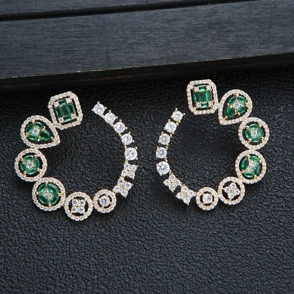 Luxe Ronde Stud Oorbellen Voor - Women Accessories Dubai recensie en prijs