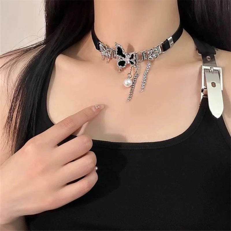Y2K Vintage Vlinder Kruis Hart - Women'S Emo Accessories recensie en prijs