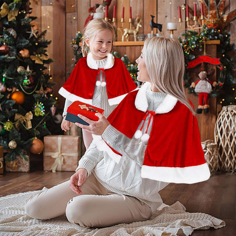 Dames Meisjes Kerstman Mantel, - Women'S Red Accessories recensie en prijs